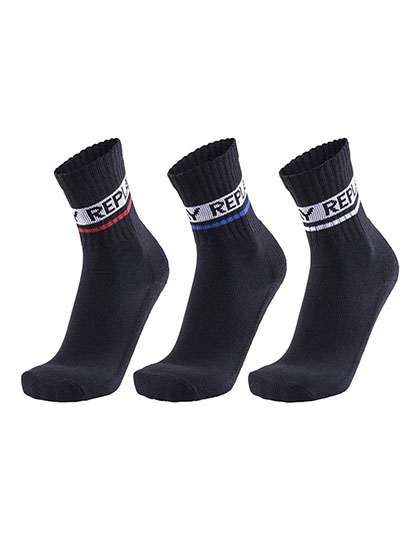 Replay Tennis Socks (3 Pair Card wrap)