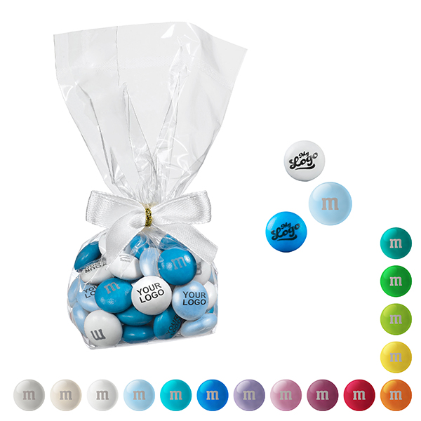 Personalisierte M&M's® im Tütchen mit Schleife, 40 g