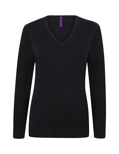 Henbury Ladies´ Lightweight V-Neck Jumper