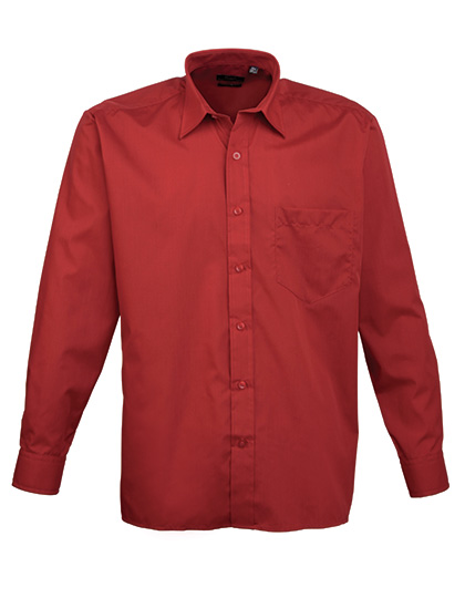 Premier Workwear Men´s Poplin Long Sleeve Shirt