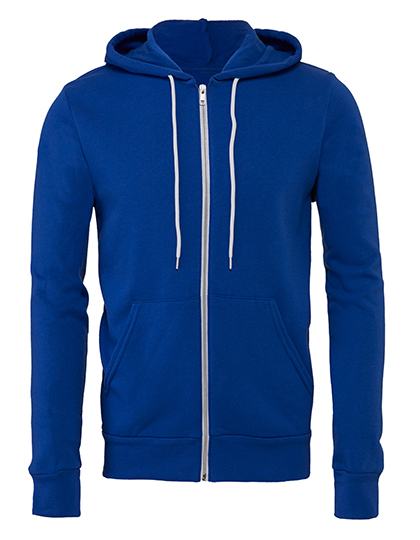 Canvas Unisex Poly-Cotton Fleece Full-Zip Hoodie