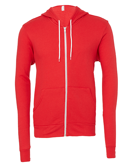 Canvas Unisex Poly-Cotton Fleece Full-Zip Hoodie