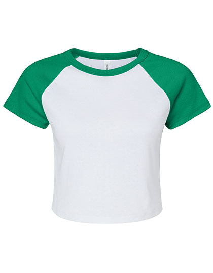 Bella Women´s Micro Rib Raglan Baby Tee