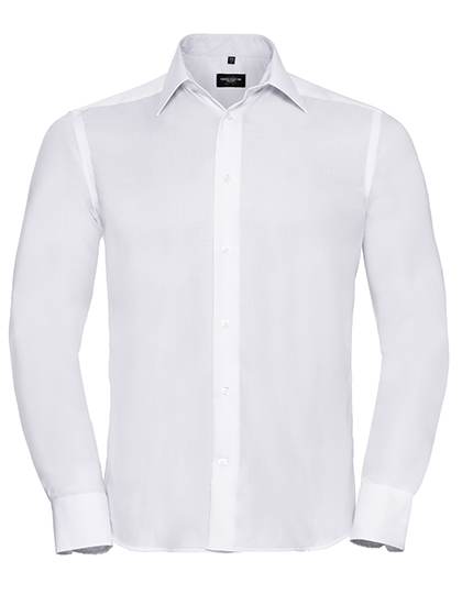 Russell Collection Men´s Long Sleeve Tailored Ultimate Non-Iron Shirt