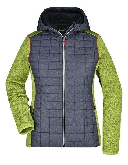 James&Nicholson Ladies´ Knitted Hybrid Jacket