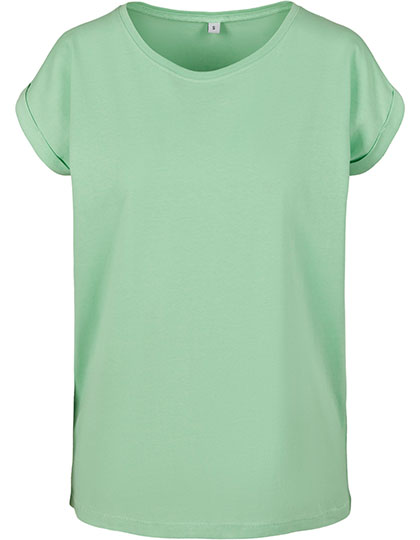 Build Your Brand Ladies´ Extended Shoulder Tee