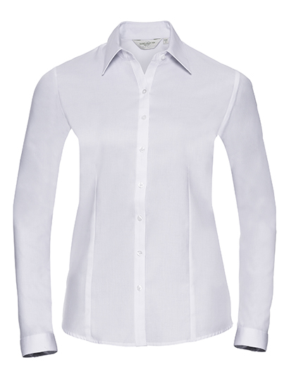 Russell Collection Ladies´ L'S Herringbone Shirt