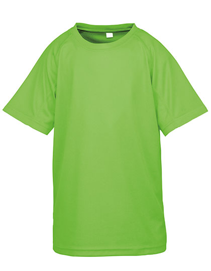 SPIRO Junior Performance Aircool Tee