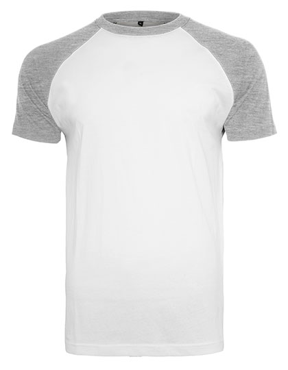 Build Your Brand Raglan Contrast Tee