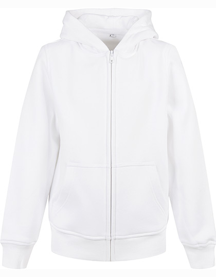 Build Your Brand Kids´ Organic Basic Zip Hoody