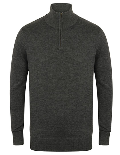 Henbury Men´s Quarter Zip Jumper