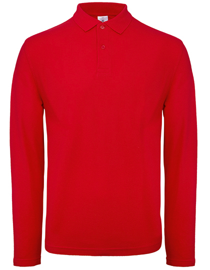 B&C BE INSPIRED Men´s Long Sleeve Polo ID.001