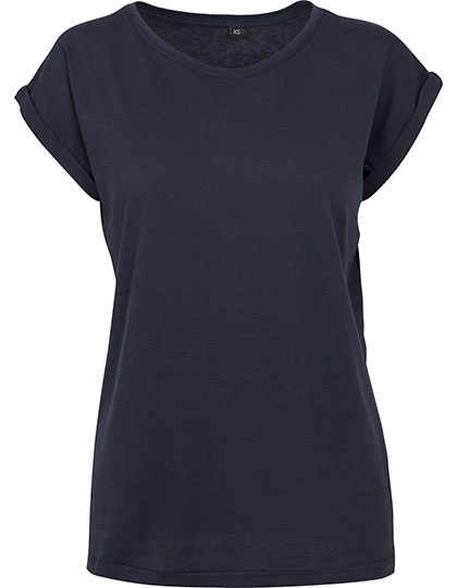 Build Your Brand Ladies´ Extended Shoulder Tee