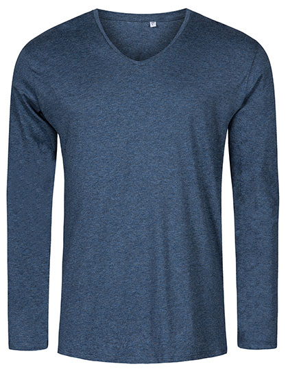 X.O by Promodoro Men´s V-Neck T-Shirt Long Sleeve