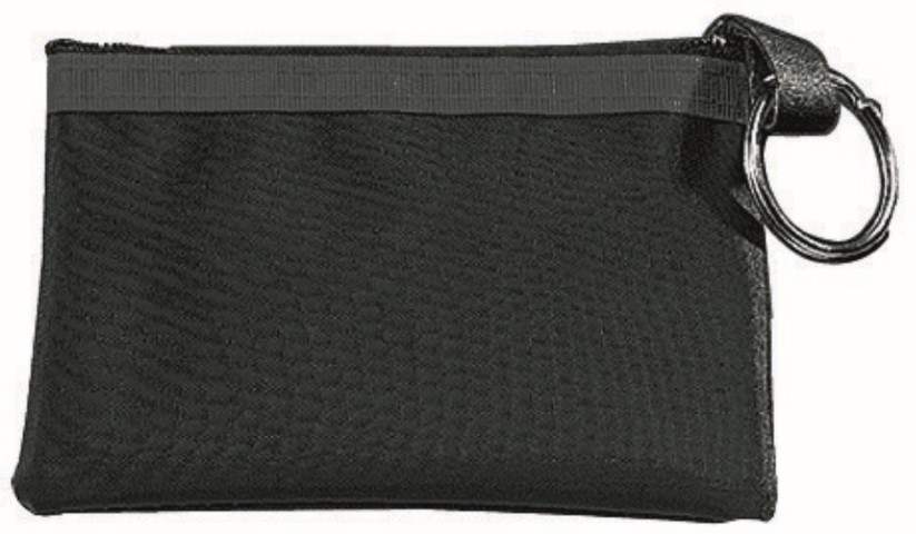 CreativDesign Schlüsseltasche Nylon schwarz