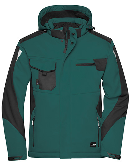 James&Nicholson Craftsmen Softshell Jacket -STRONG-