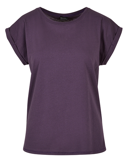 Build Your Brand Ladies´ Extended Shoulder Tee