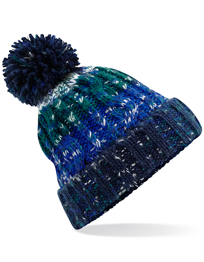 Beechfield Corkscrew Pom Pom Beanie