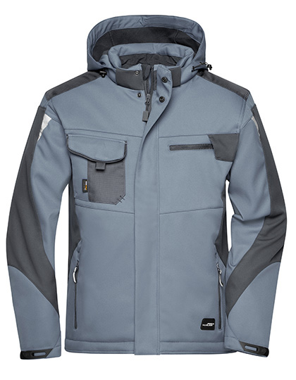 James&Nicholson Craftsmen Softshell Jacket -STRONG-