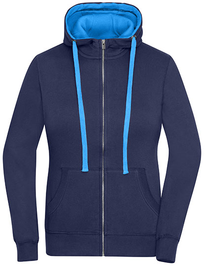 James&Nicholson Ladies´ Lifestyle Zip-Hoody