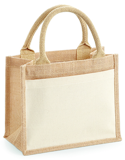 Westford Mill Cotton Pocket Jute Gift Bag