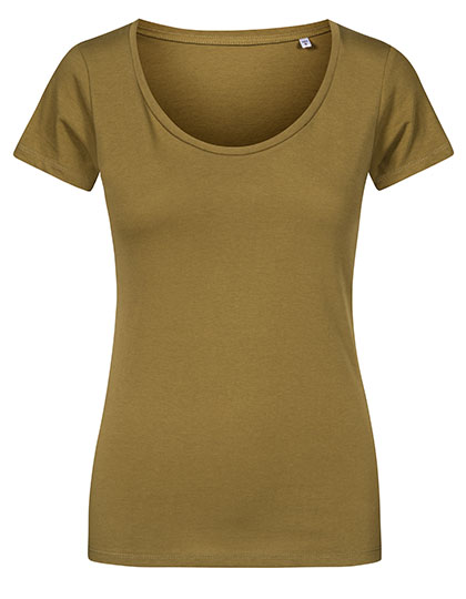 X.O by Promodoro Women´s Deep Scoop T-Shirt