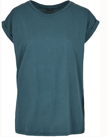 Build Your Brand Ladies´ Extended Shoulder Tee