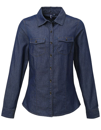 Premier Workwear Women´s Jeans Stitch Denim Shirt