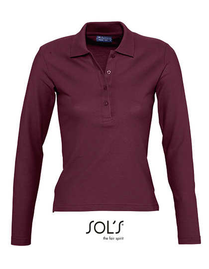 SOL´S Women´s Long Sleeve Polo Podium