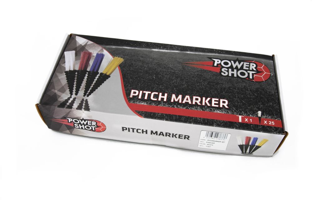 PITCHMARKER Markierungshilfe - 25er Set - orange + Eintriebshilfe