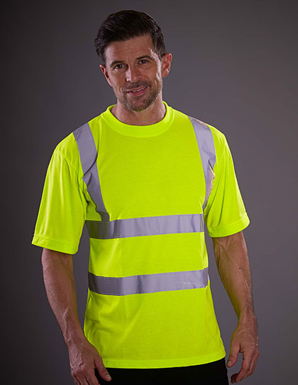 YOKO Two Band & Brace Hi-Vis T-Shirt