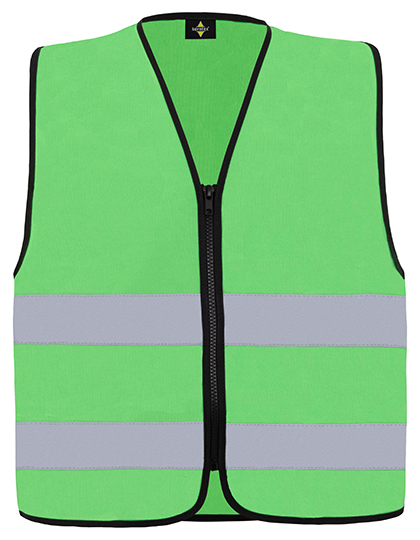 Korntex Hi-Vis Safety Vest Cologne With Front Zipper