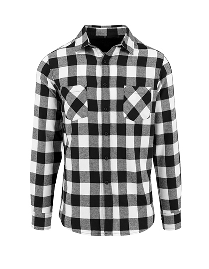 Build Your Brand Checked Flannel Shirt