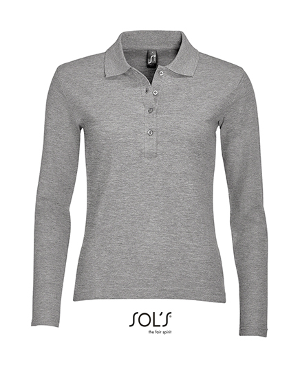 SOL´S Women´s Long Sleeve Polo Podium