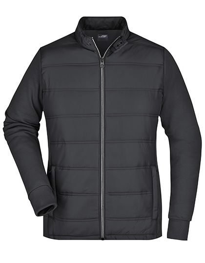 James&Nicholson Ladies´ Hybrid Sweat Jacket