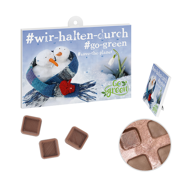 reinpapier® A5-Schoko-Adventskalender