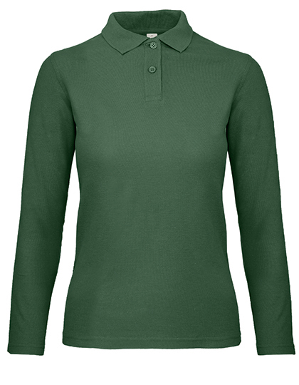 B&C BE INSPIRED Women´s Long Sleeve Polo ID.001