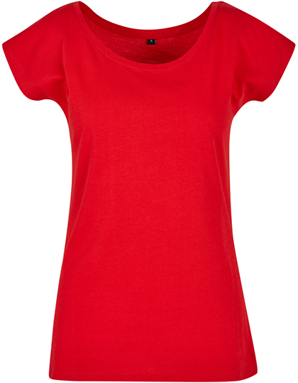 Build Your Brand Basic Ladies´ Wide Neck Tee