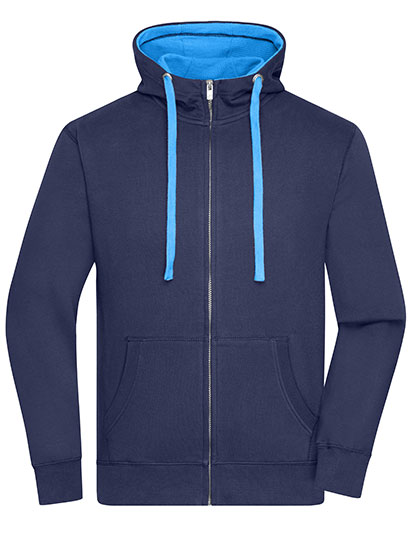 James&Nicholson Men´s Lifestyle Zip-Hoody