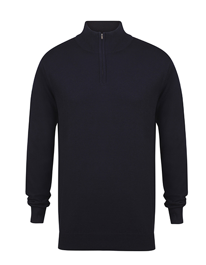 Henbury Men´s Quarter Zip Jumper