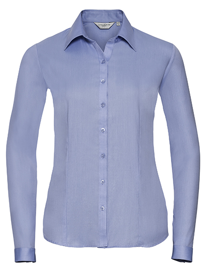 Russell Collection Ladies´ L'S Herringbone Shirt