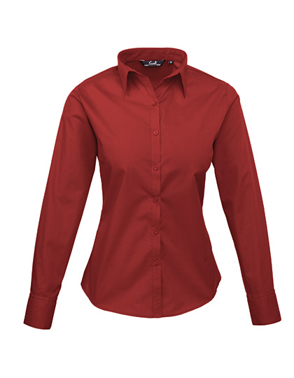 Premier Workwear Women´s Poplin Long Sleeve Blouse