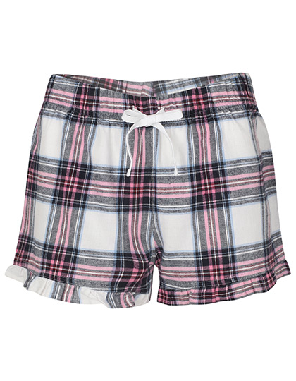 SF Women Women´s Tartan Frill Lounge Shorts