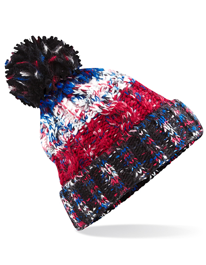 Beechfield Corkscrew Pom Pom Beanie