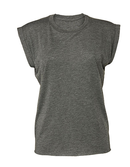 Bella Women´s Flowy Muscle Tee With Rolled Cuff