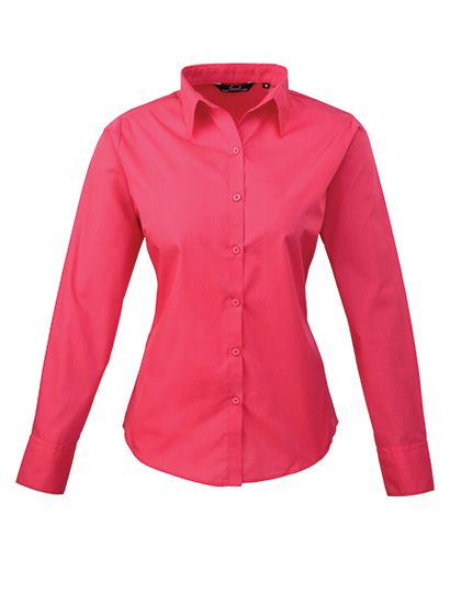 Premier Workwear Women´s Poplin Long Sleeve Blouse