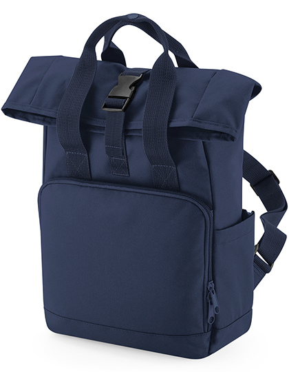 BagBase Recycled Mini Twin Handle Roll-Top Backpack