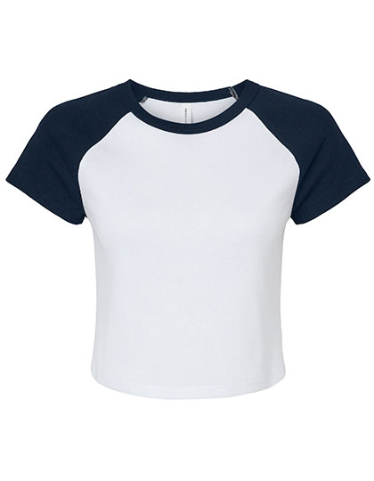 Bella Women´s Micro Rib Raglan Baby Tee