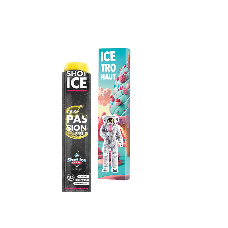 Long Box Shot Ice - Crisp Passion Fruit 10 5% vol