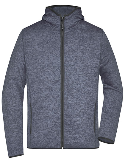 James&Nicholson Men´s Knitted Fleece Hoody